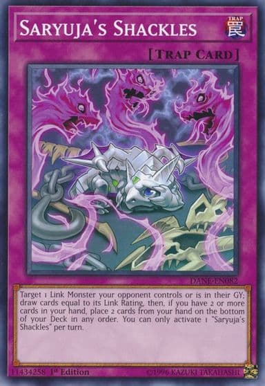 Saryujas Shackles Dark Neostorm Yu-Gi-Oh! card
