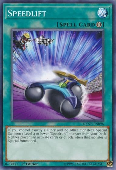 Speedlift Dark Neostorm Yu-Gi-Oh! card