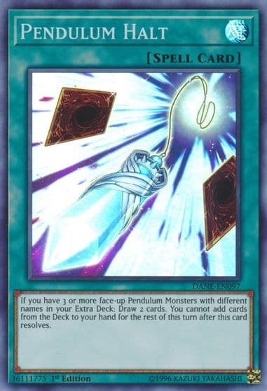 Pendulum Halt Dark Neostorm Yu-Gi-Oh! card