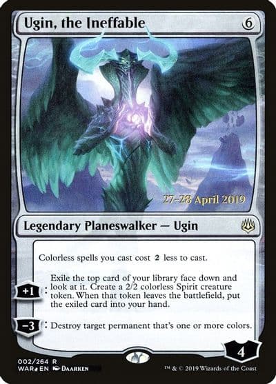 Ugin the Ineffable Prerelease Cards Magic card