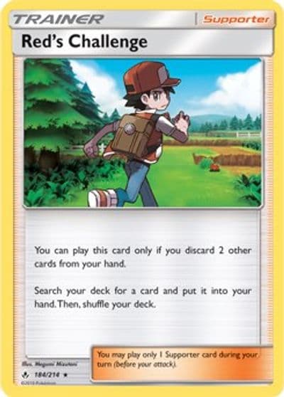 Red's Challenge (SM - Unbroken Bonds) Deck Exclusives Pokemon card