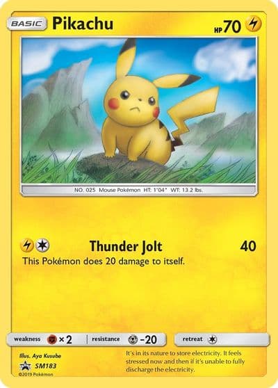 Pikachu - SM183 SM Promos Pokemon card