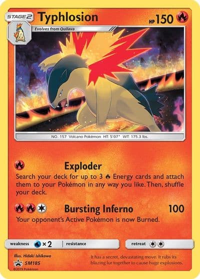 Typhlosion - SM185 SM Promos Pokemon card