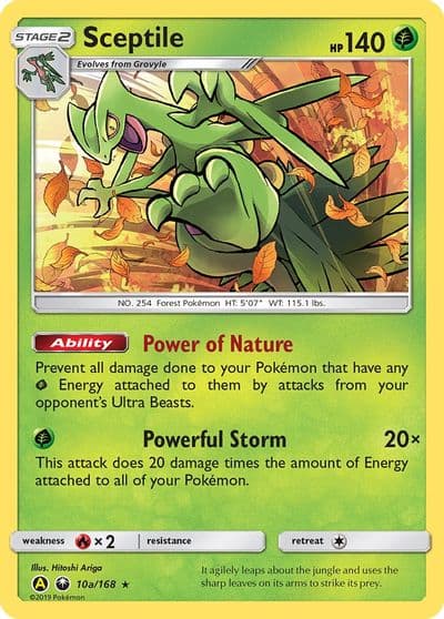 Sceptile - 10a/168 Alternate Art Promos Pokemon card