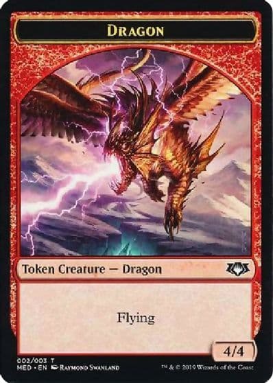 Dragon Token Mythic Edition: War of the Spark Magic card