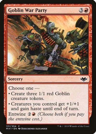 Goblin War Party Modern Horizons Magic card