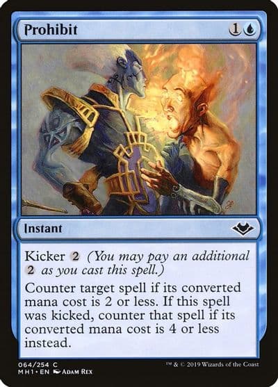 Prohibit Modern Horizons Magic card
