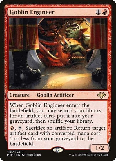 Goblin Engineer Modern Horizons Magic card