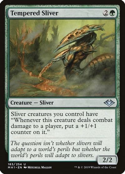 Tempered Sliver Modern Horizons Magic card