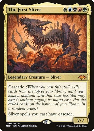 The First Sliver Modern Horizons Magic card