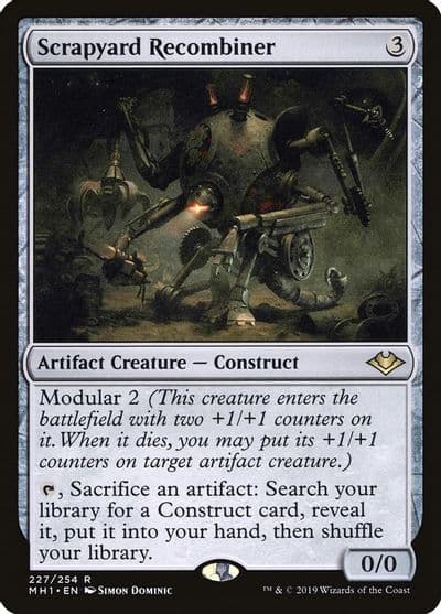 Scrapyard Recombiner Modern Horizons Magic card