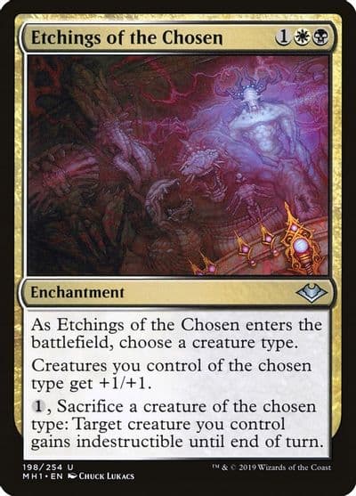 Etchings of the Chosen Modern Horizons Magic card
