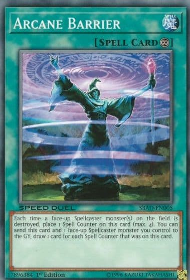 Arcane Barrier Speed Duel: Attack from the Deep Yu-Gi-Oh! card