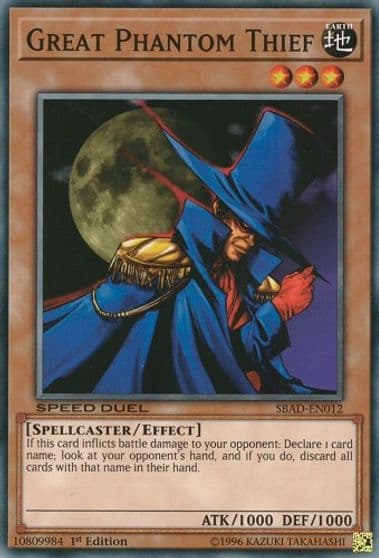 Great Phantom Thief Speed Duel: Attack from the Deep Yu-Gi-Oh! card