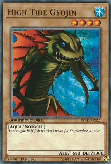 High Tide Gyojin Speed Duel: Attack from the Deep Yu-Gi-Oh! card