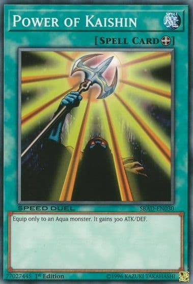 Power of Kaishin Speed Duel: Attack from the Deep Yu-Gi-Oh! card