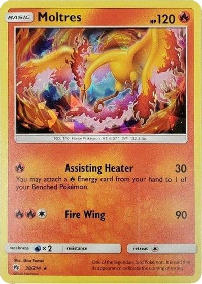 Moltres (Cracked Ice Holo) Deck Exclusives Pokemon card