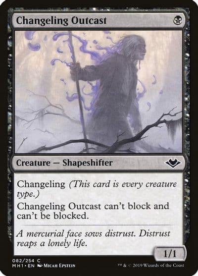 Changeling Outcast Modern Horizons Magic card