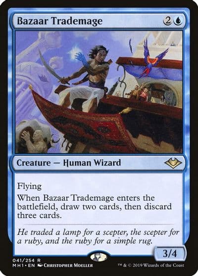 Bazaar Trademage Modern Horizons Magic card