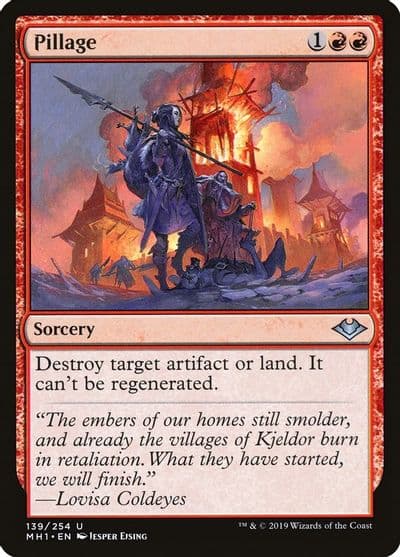 Pillage Modern Horizons Magic card