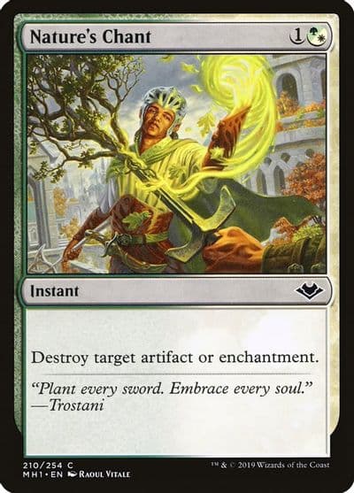 Natures Chant Modern Horizons Magic card