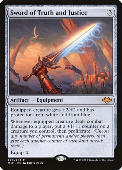 Sword of Truth and Justice Modern Horizons Magic card