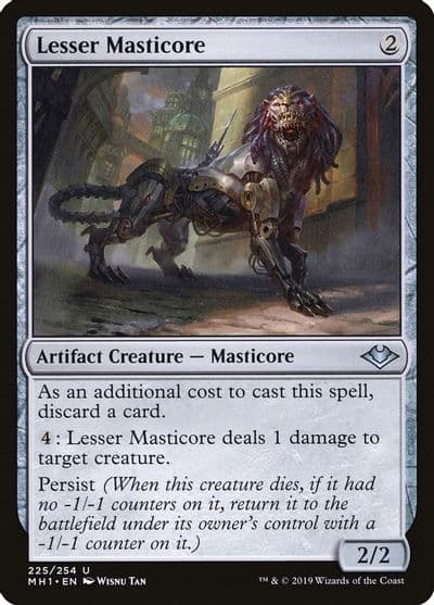 Lesser Masticore Modern Horizons Magic card