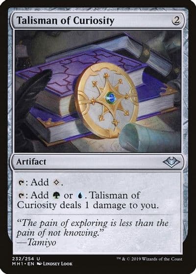 Talisman of Curiosity Modern Horizons Magic card