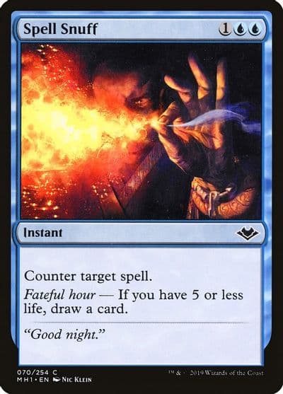 Spell Snuff Modern Horizons Magic card