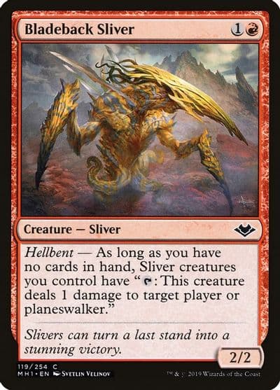 Bladeback Sliver Modern Horizons Magic card