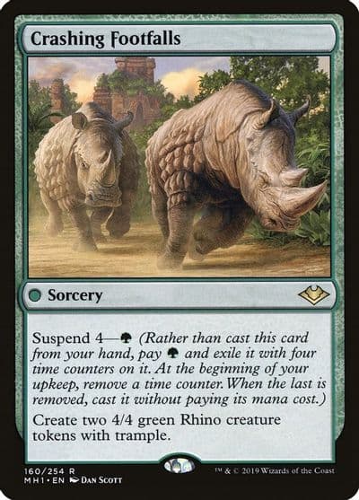 Crashing Footfalls Modern Horizons Magic card