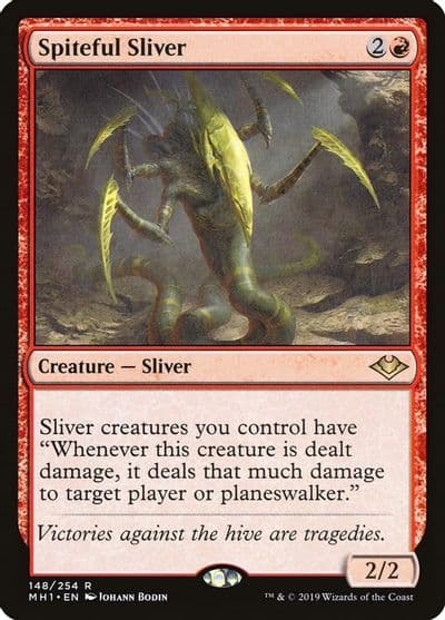 Spiteful Sliver Modern Horizons Magic card
