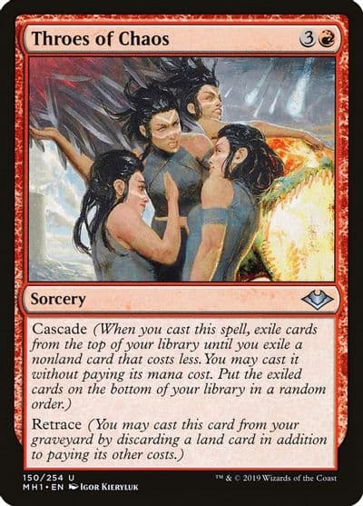 Throes of Chaos Modern Horizons Magic card