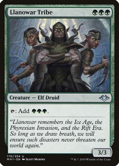 Llanowar Tribe Modern Horizons Magic card