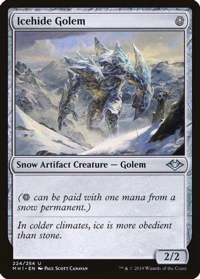 Icehide Golem Modern Horizons Magic card