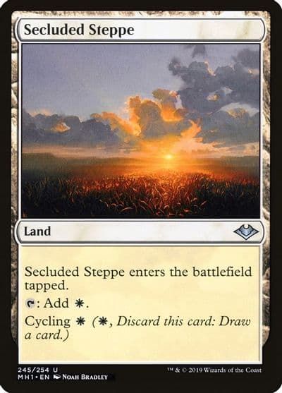 Secluded Steppe Modern Horizons Magic card