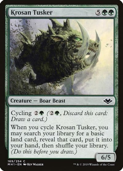 Krosan Tusker Modern Horizons Magic card