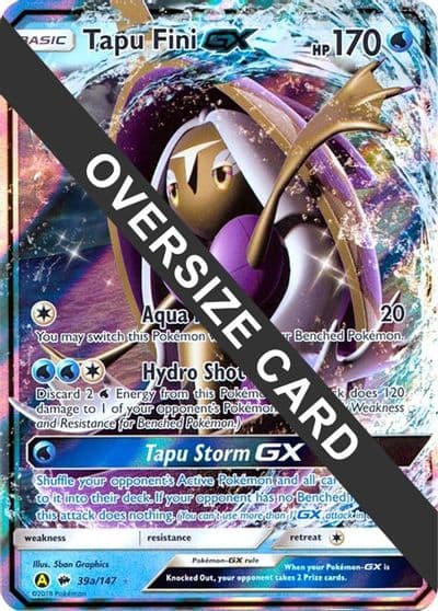 Tapu Fini GX - 39a/147 Jumbo Cards Pokemon card