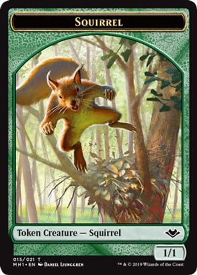 Squirrel Token Modern Horizons Magic card