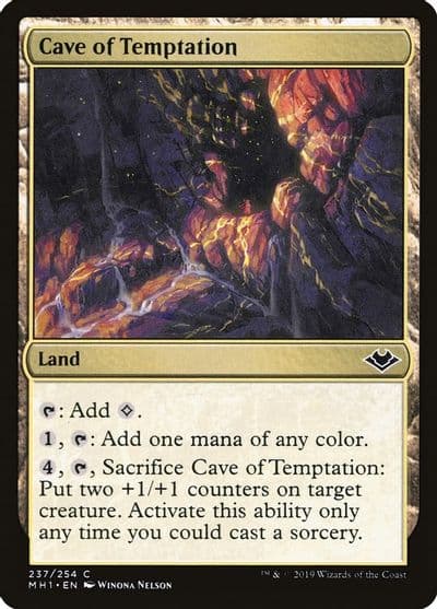 Cave of Temptation Modern Horizons Magic card