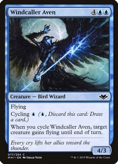 Windcaller Aven Modern Horizons Magic card