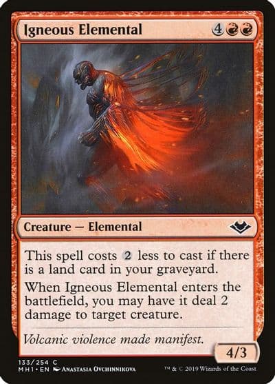 Igneous Elemental Modern Horizons Magic card