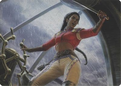 Sisay Weatherlight Captain Art Series Art Series: Modern Horizons Magic card