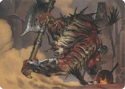 Spinehorn Minotaur Art Series Art Series: Modern Horizons Magic card