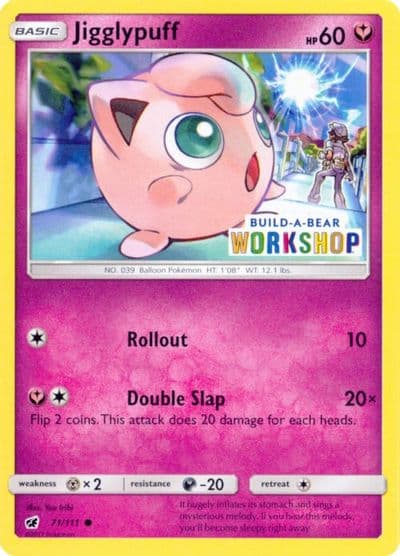 Jigglypuff (Build-A-Bear Workshop Exclusive) Miscellaneous Cards & Products Pokemon card