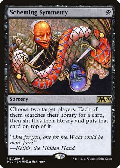 Scheming Symmetry Core Set 2020 Magic card