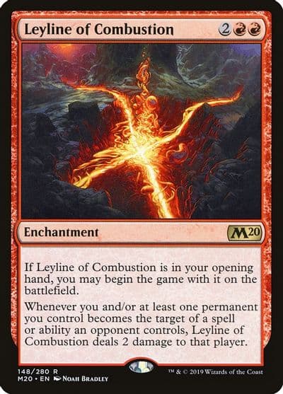 Leyline of Combustion Core Set 2020 Magic card