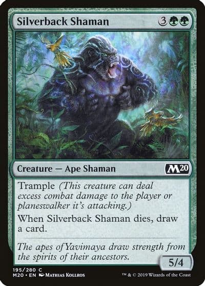 Silverback Shaman Core Set 2020 Magic card