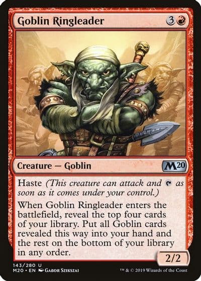 Goblin Ringleader Core Set 2020 Magic card