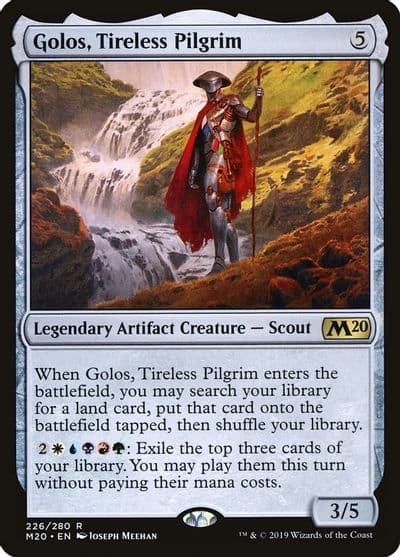 Golos Tireless Pilgrim Core Set 2020 Magic card